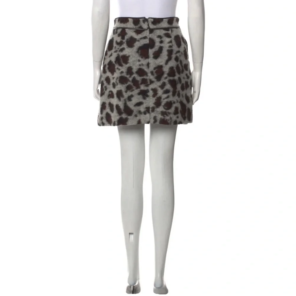 Sea Wool Animal Print Skirt - Picture 4 of 11